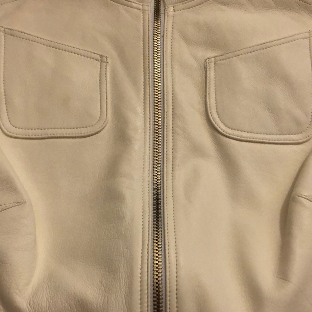 VERDAD Leather and Cotton Combined Jacket - Picture 11 of 13
